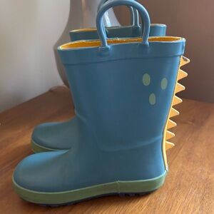 Cat & Jack Blue Dinosaur Rain Boots